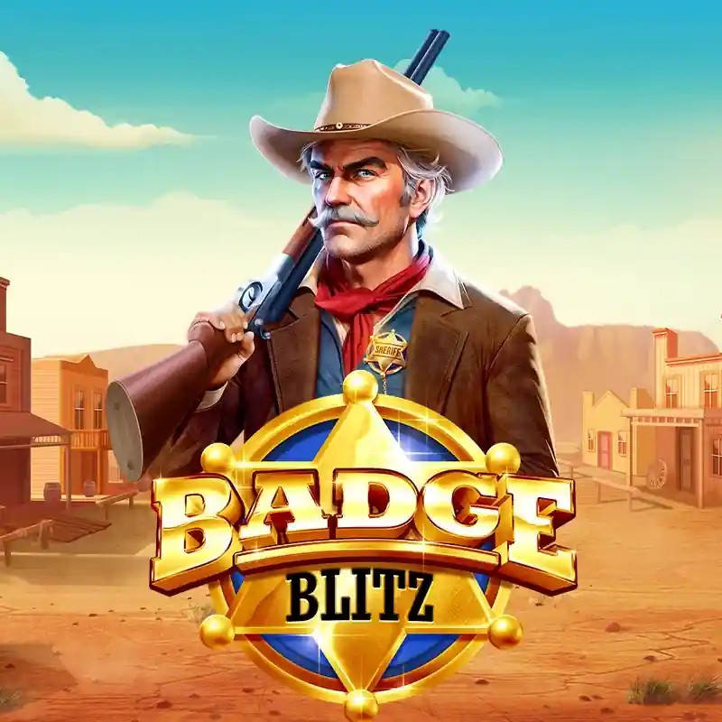 Official Slots logo: Badge Blitz by Pragmatic Play at Roulettino Casino