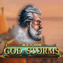Official Slots logo: Age Of The Gods: God of Storms by Playtech at Roulettino Casino