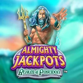 Almighty Jackpots – Realm of Poseidon logo by Novomatic Roulettino Casino