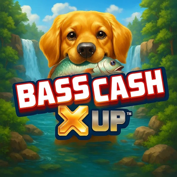 Bass Cash X UP logo by Alchemy Gaming at Roulettino Casino