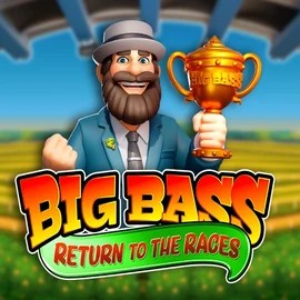 Big Bass Return to the Races slot visual from Pragmatic Play available on roulettino-casino.eu