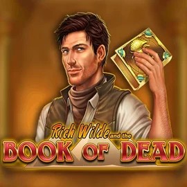Slots logo of Book of Dead from Play'n GO at Roulettino Casino