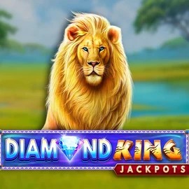 Official Jackpots logo: Diamond King Jackpots by SpinPlay Games at Roulettino Casino