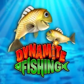 Dynamite Fishing slot logo by Inspired Gaming at Roulettino Casino