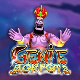 Genie Jackpots logo by Blueprint Gaming at Roulettino Casino