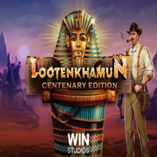 Slots logo of Loot'en Khamun the Dead Sea Scrolls from Win Studios at Roulettino Casino