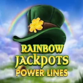 Rainbow Jackpots Power Lines by Red Tiger Gaming, showcased at roulettino-casino.eu – game logo