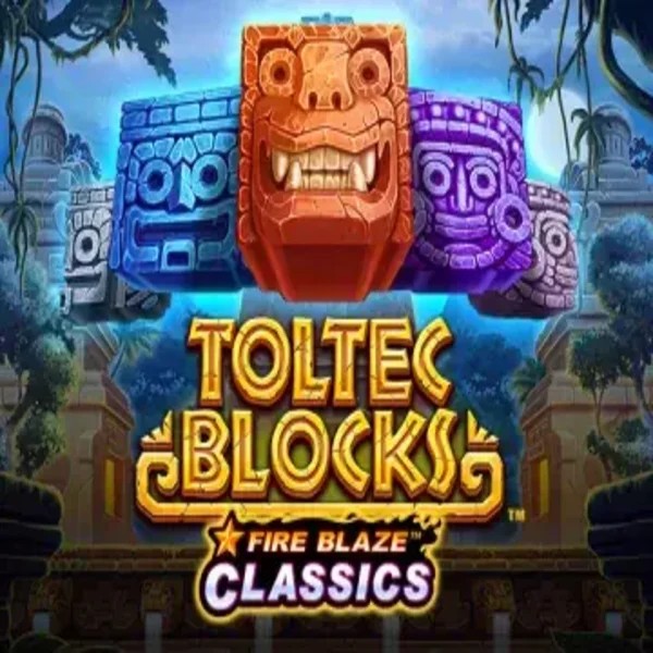 Fire Blaze: Toltec Blocks slot icon by Rarestone Gaming, available at Roulettino Casino